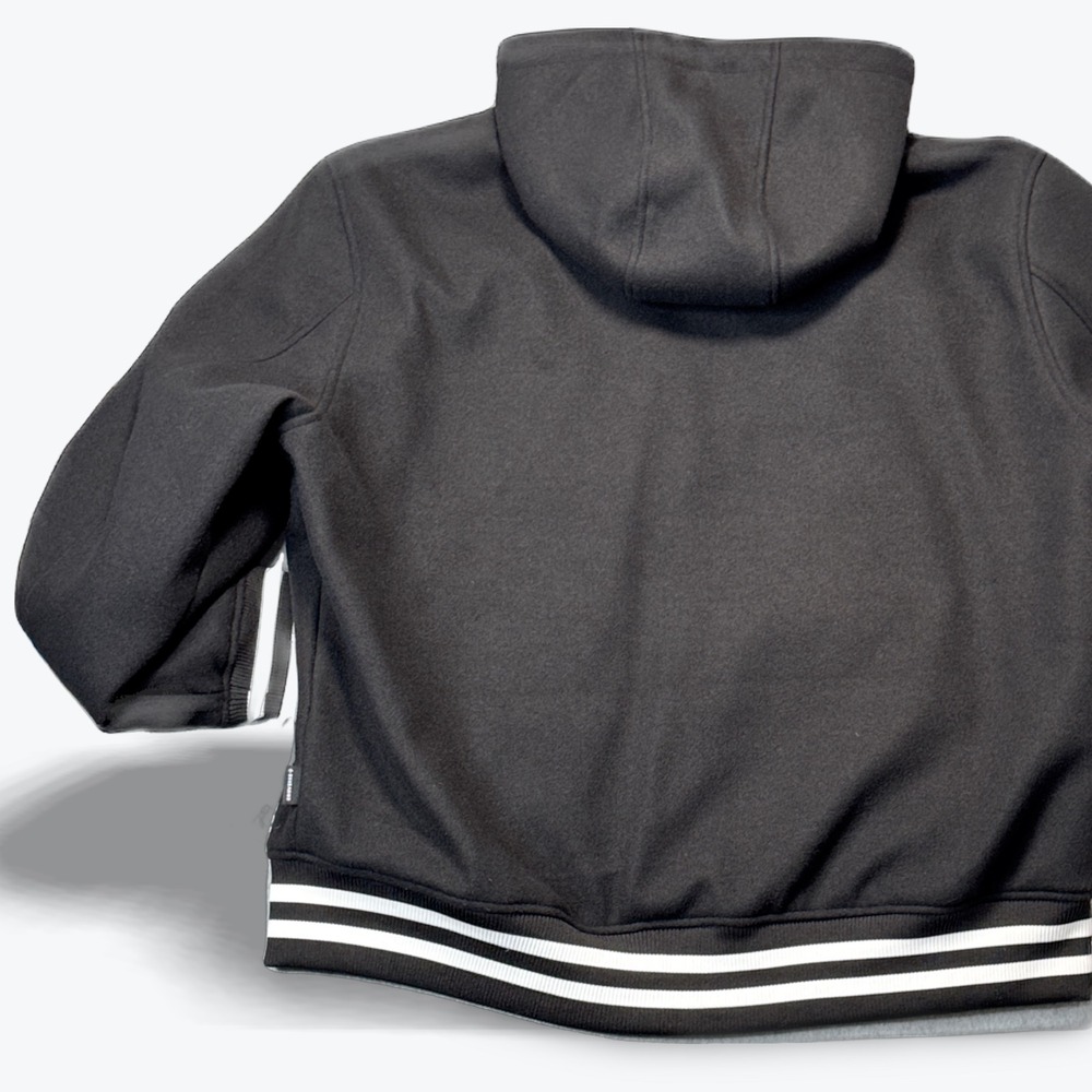 Converse Chuck Taylor Varsity Bomber Jacket Quilted Black Hooded Mens XXL NWT - Picture 2 of 11